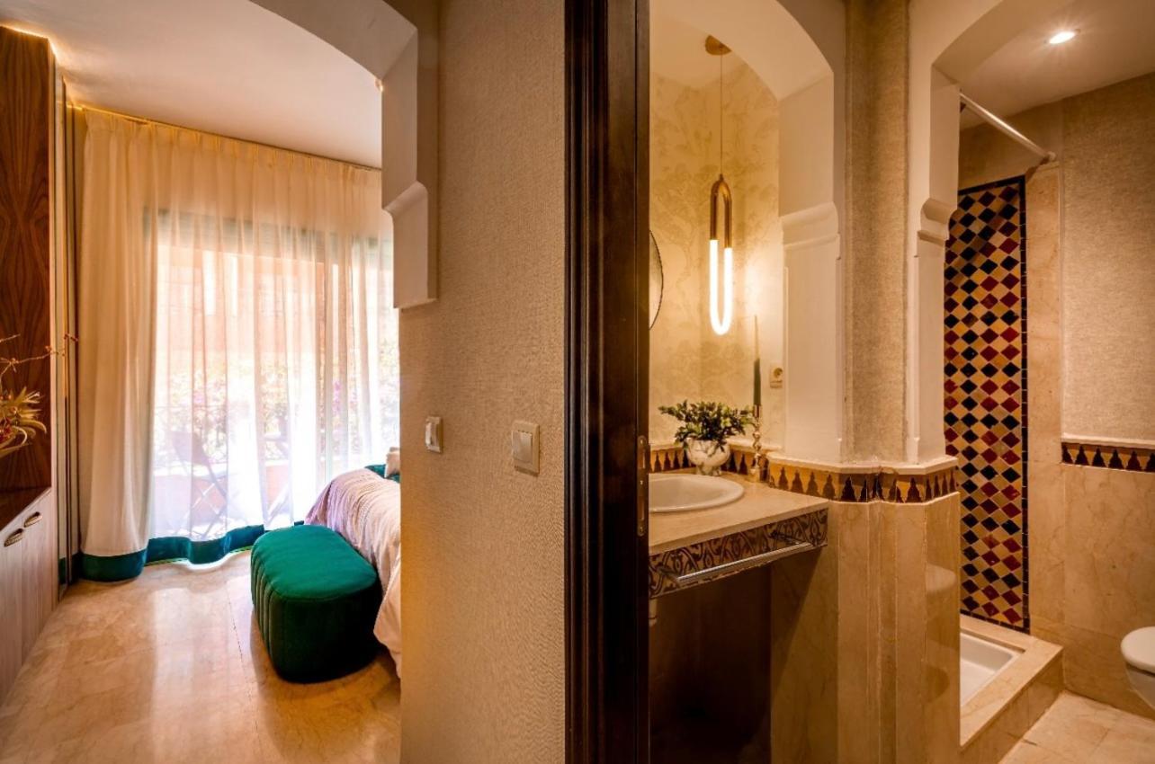 Logement De Luxe Avec Piscine, Hivernage Marraquexe Exterior foto