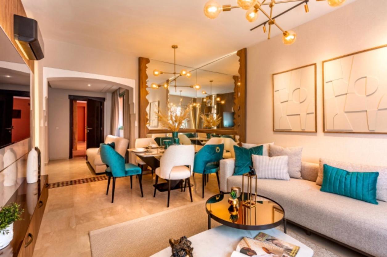 Logement De Luxe Avec Piscine, Hivernage Marraquexe Exterior foto