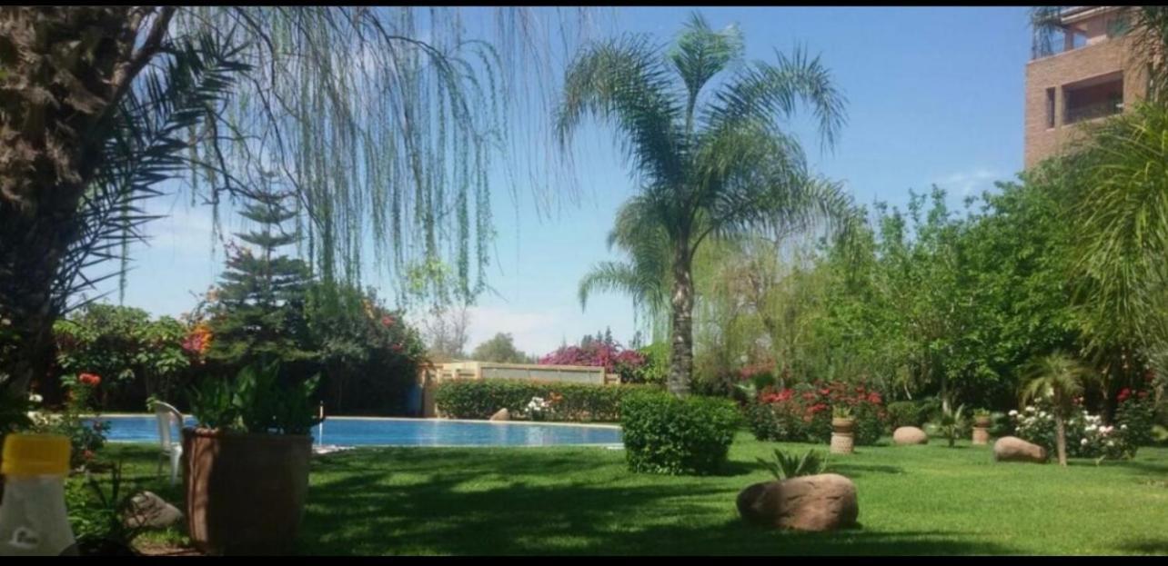 Logement De Luxe Avec Piscine, Hivernage Marraquexe Exterior foto